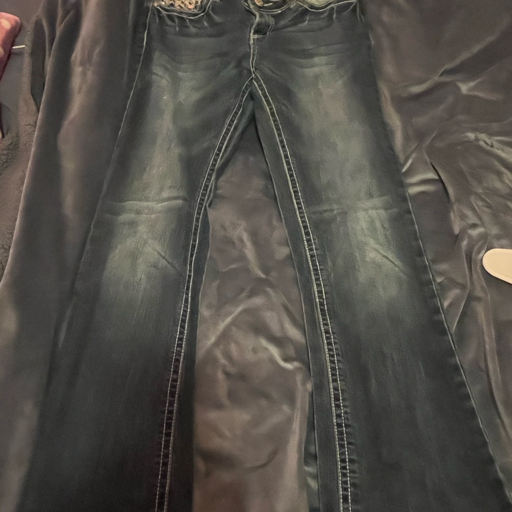 Soundgirl Dark Wash Boot Cut Jeans